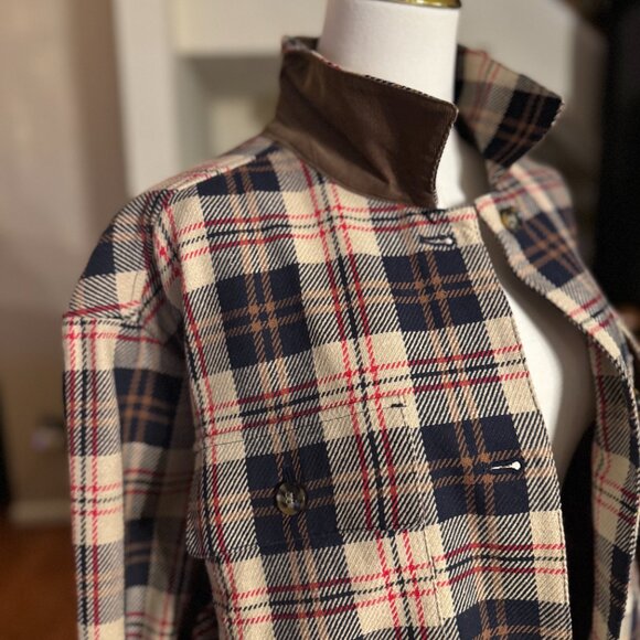 Tuckernuck Cream Plaid Platt Ranch Jacket, Large, NWT - Picture 6 of 14